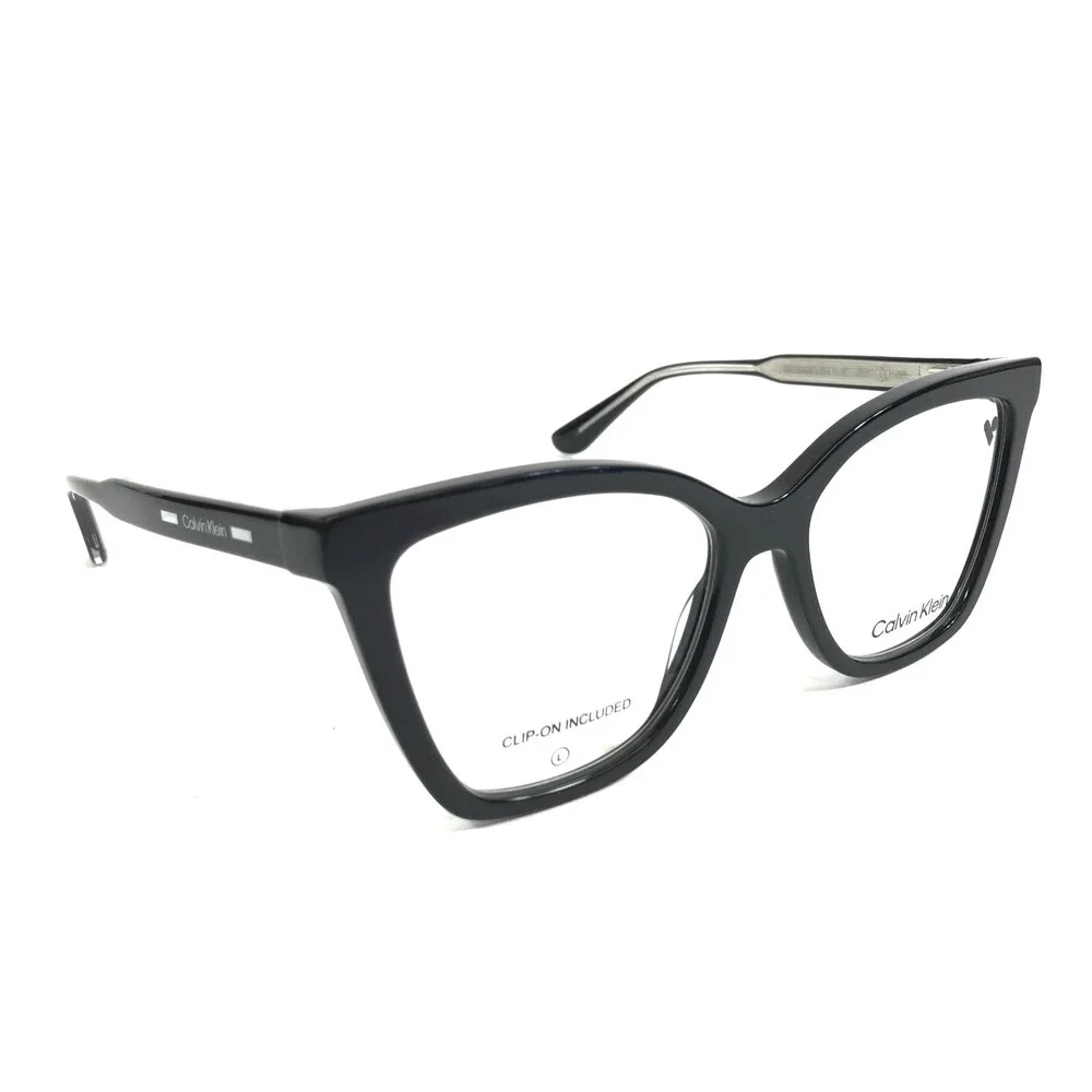 Calvin Klein Eyeglasses Frames CK24550MAG 001 SET N Black Silver 55-17-145